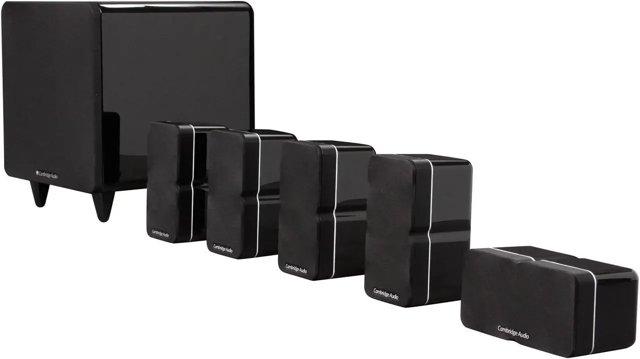Main image of Cambridge Audio Minx S325 5.1-Channel Satellite Subwoofer System in Gloss Black Lacquer Finish System
