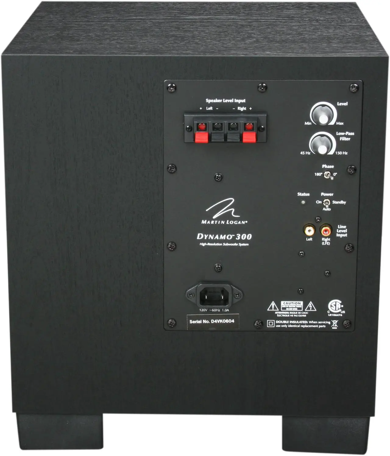 Alt view image 4 of 6 - MartinLogan Dynamo 300 8" Stereo/Home Theater Subwoofer Each