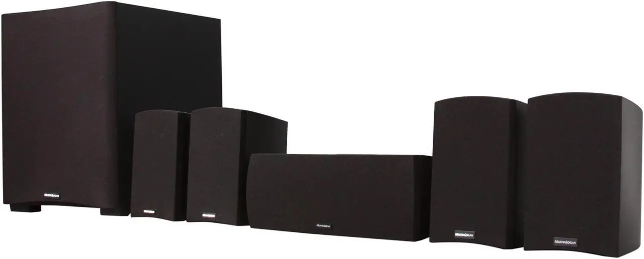 Main image of MartinLogan MLT-1 5.1 CH Home Theater Speaker System Black System