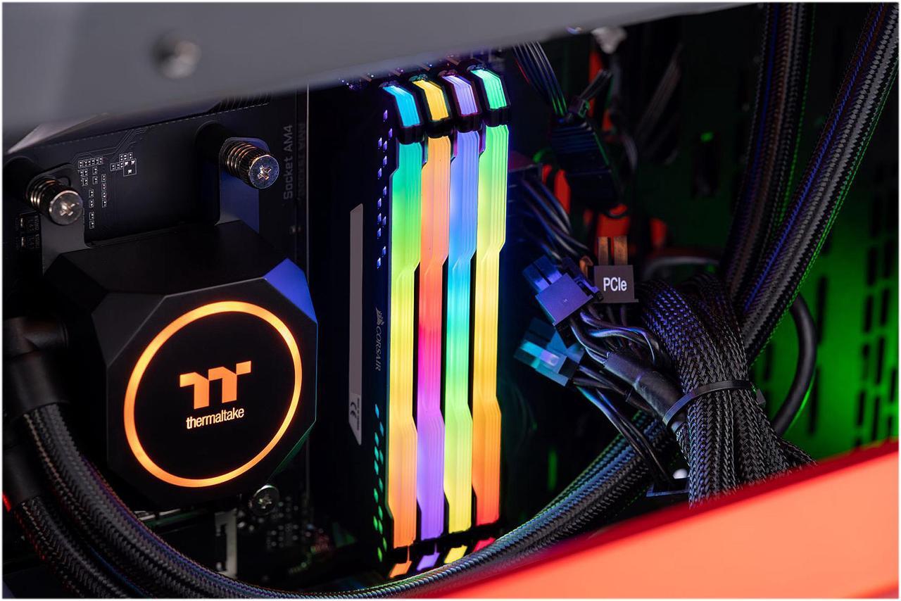 Alt view image 8 of 13 - Helix ADENINE Gaming PC - AMD RYZEN 9 5950X - ASUS ROG Strix GeForce RTX 3090 - Corsair Vengeance RGB Pro 32GB 3600MHz - 2TB Intel M.2 NVMe SSD - Thermaltake TH240 ARGB AIO