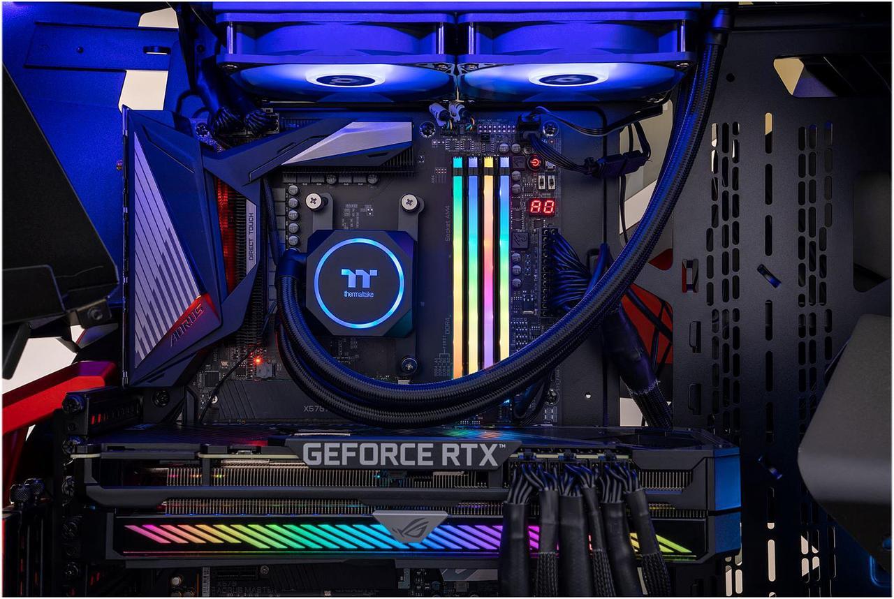Alt view image 10 of 13 - Helix ADENINE Gaming PC - AMD RYZEN 9 5950X - ASUS ROG Strix GeForce RTX 3090 - Corsair Vengeance RGB Pro 32GB 3600MHz - 2TB Intel M.2 NVMe SSD - Thermaltake TH240 ARGB AIO