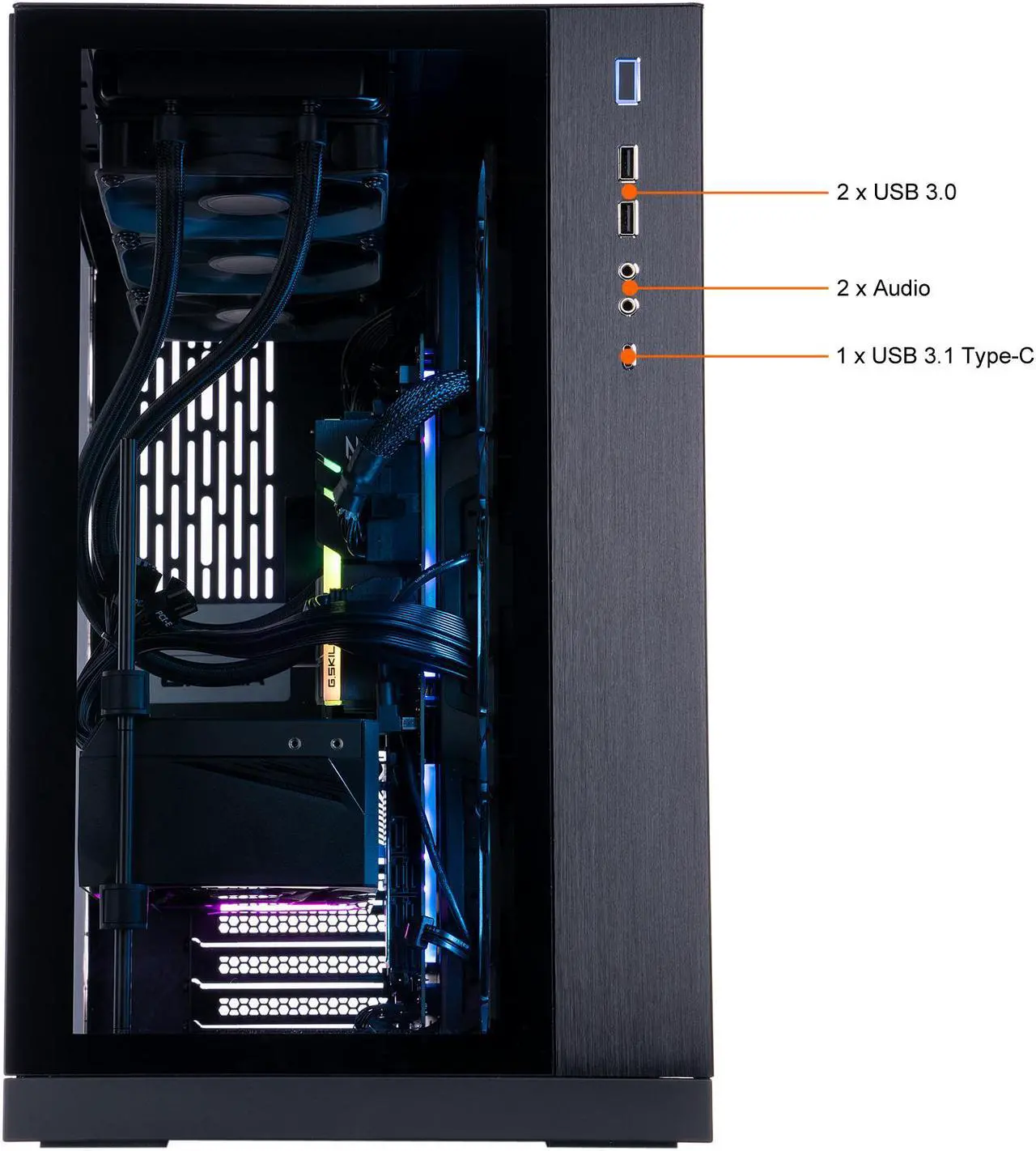 Alt view image 4 of 10 - Helix ADENINE Gaming PC - AMD RYZEN 9 5950X - GIGABYTE AORUS GeForce RTX 3090 XTREME - G.SKILL TridentZ RGB 32GB 3200MHz - 1TB Intel M.2 NVMe SSD - NZXT Kraken Z73A AIO