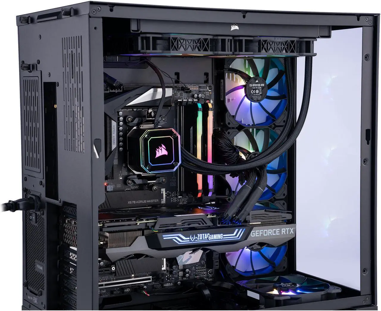 Alt view image 5 of 8 - ADENINE Alpha001 Gaming Desktop - AMD Ryzen 9 5950X, GeForce RTX 3090 Trinity OC 24GB, AMD X570 ATX Motherboard