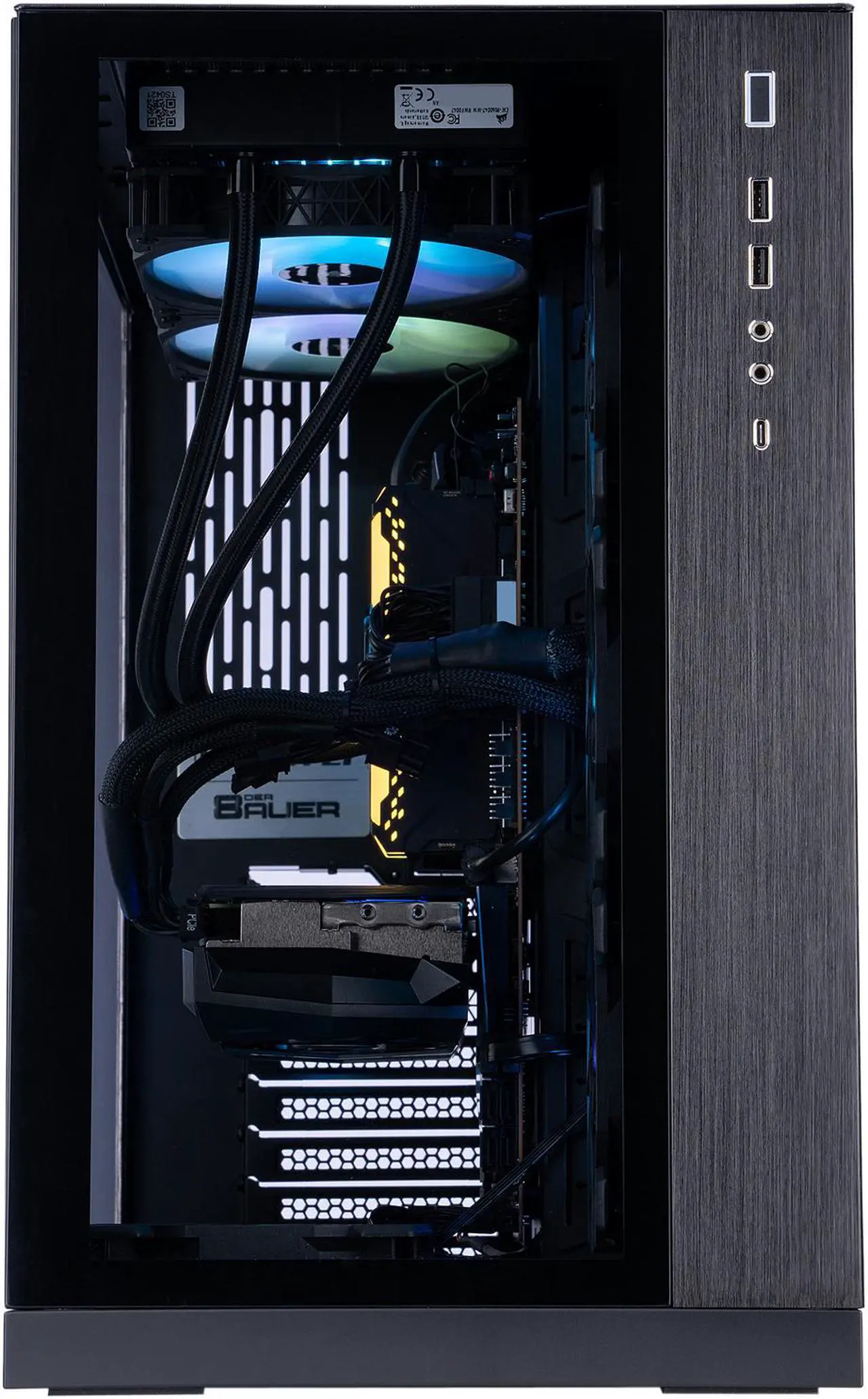 Alt view image 2 of 8 - ADENINE Alpha001 Gaming Desktop - AMD Ryzen 9 5950X, GeForce RTX 3090 Trinity OC 24GB, AMD X570 ATX Motherboard