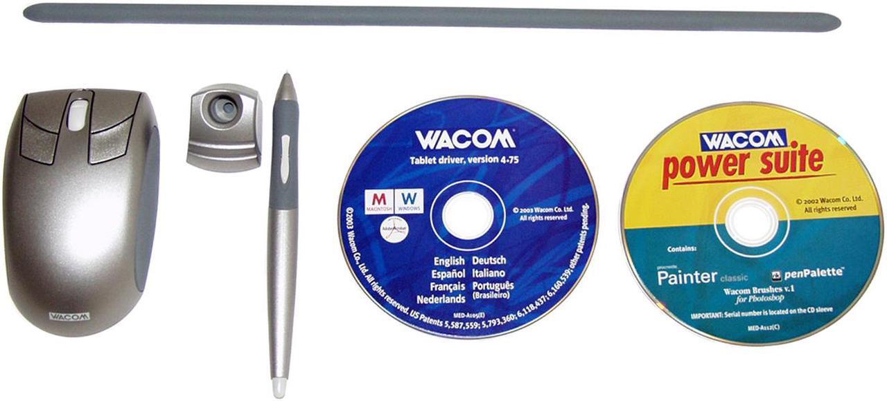Alt view image 2 of 3 - Wacom Intuos 2 XD912USBPLAT 9" x 12" Active Area USB Tablet