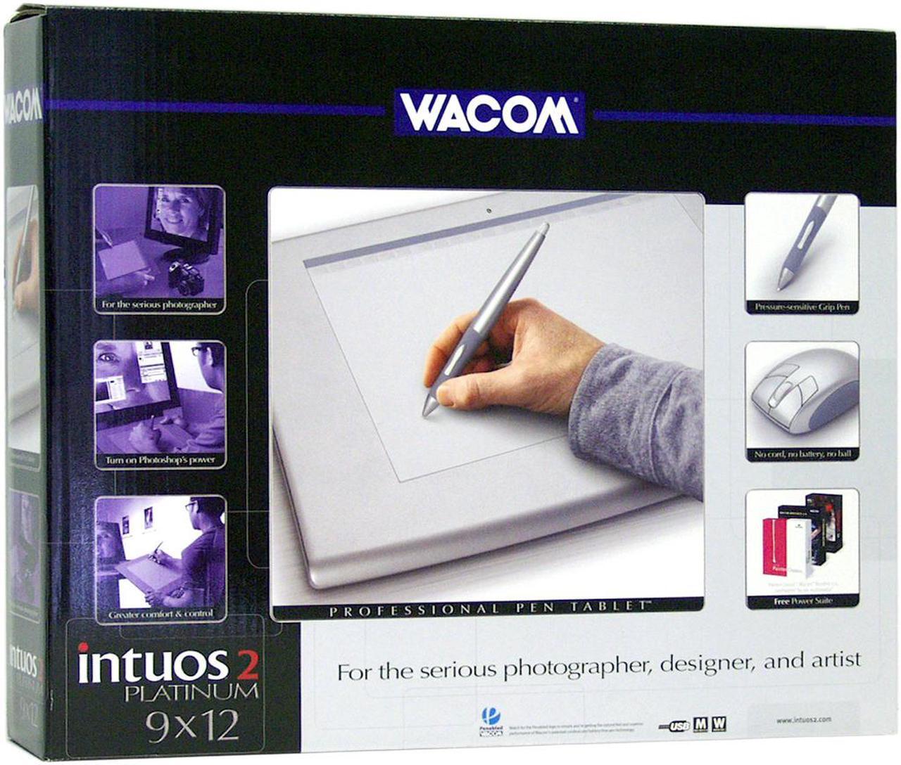 Alt view image 3 of 3 - Wacom Intuos 2 XD912USBPLAT 9" x 12" Active Area USB Tablet