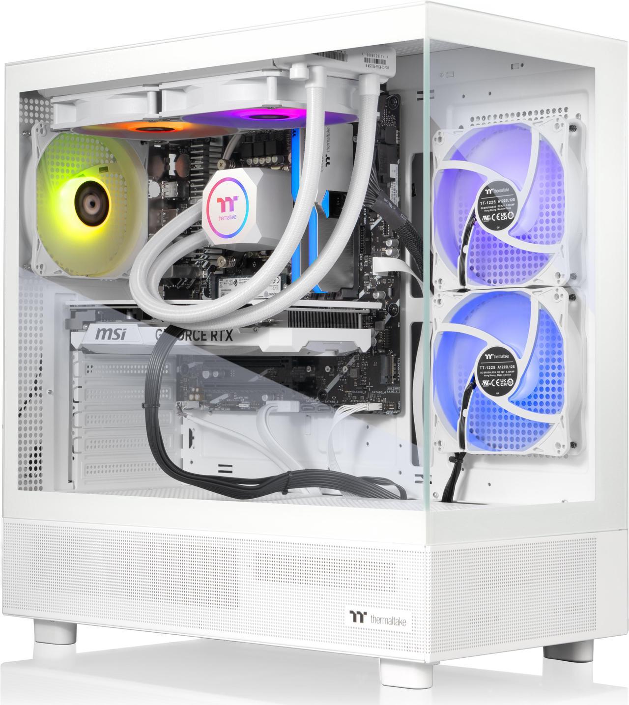 Main image of Thermaltake LCGS Vista i47TS Gaming Desktop (Intel Core i7-14700KF, ToughRam 32GB DDR5 5600MT/s RGB Memory, NVIDIA GeForce RTX 4070 Ti Super, 2TB NVMe M.2, Wifi, Windows 11) V27S-B760-7TS-LCS