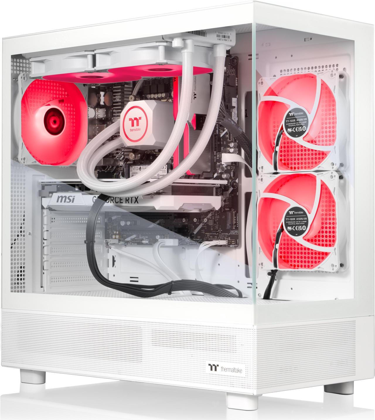 Alt view image 2 of 8 - Thermaltake LCGS Vista i47TS Gaming Desktop (Intel Core i7-14700KF, ToughRam 32GB DDR5 5600MT/s RGB Memory, NVIDIA GeForce RTX 4070 Ti Super, 2TB NVMe M.2, Wifi, Windows 11) V27S-B760-7TS-LCS