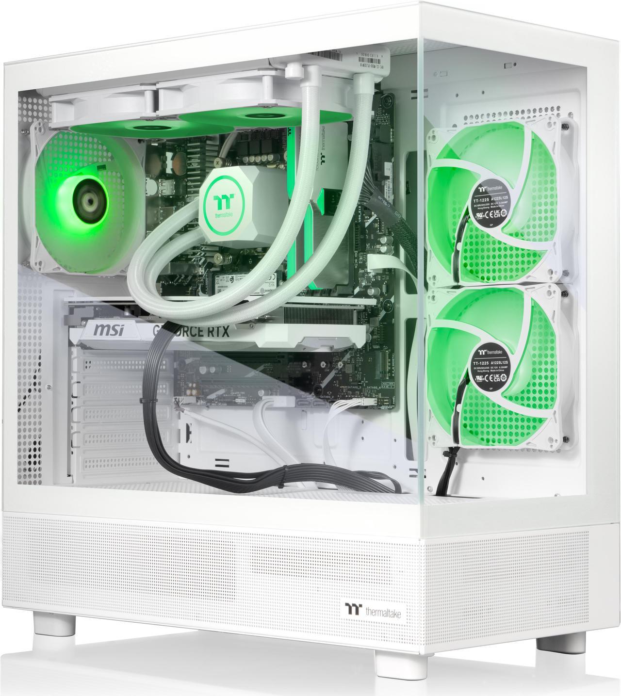 Alt view image 3 of 8 - Thermaltake LCGS Vista i47TS Gaming Desktop (Intel Core i7-14700KF, ToughRam 32GB DDR5 5600MT/s RGB Memory, NVIDIA GeForce RTX 4070 Ti Super, 2TB NVMe M.2, Wifi, Windows 11) V27S-B760-7TS-LCS