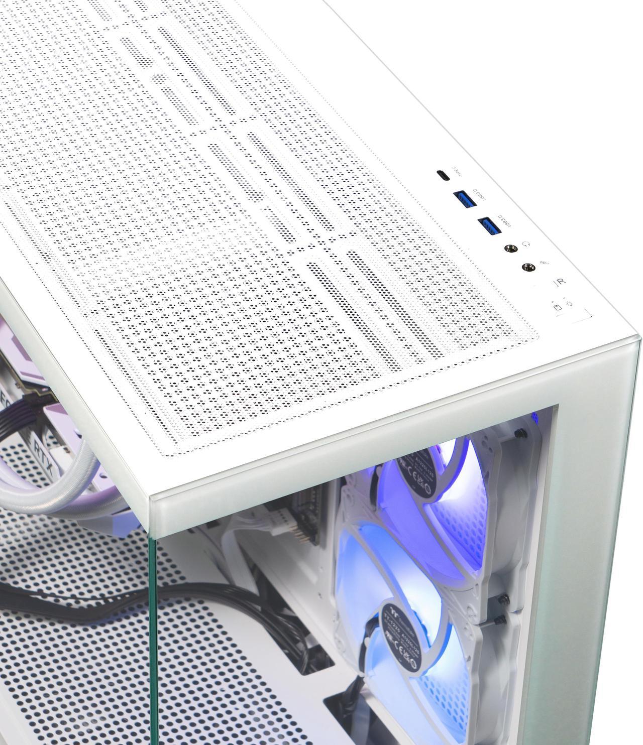 Alt view image 6 of 8 - Thermaltake LCGS Vista i47TS Gaming Desktop (Intel Core i7-14700KF, ToughRam 32GB DDR5 5600MT/s RGB Memory, NVIDIA GeForce RTX 4070 Ti Super, 2TB NVMe M.2, Wifi, Windows 11) V27S-B760-7TS-LCS