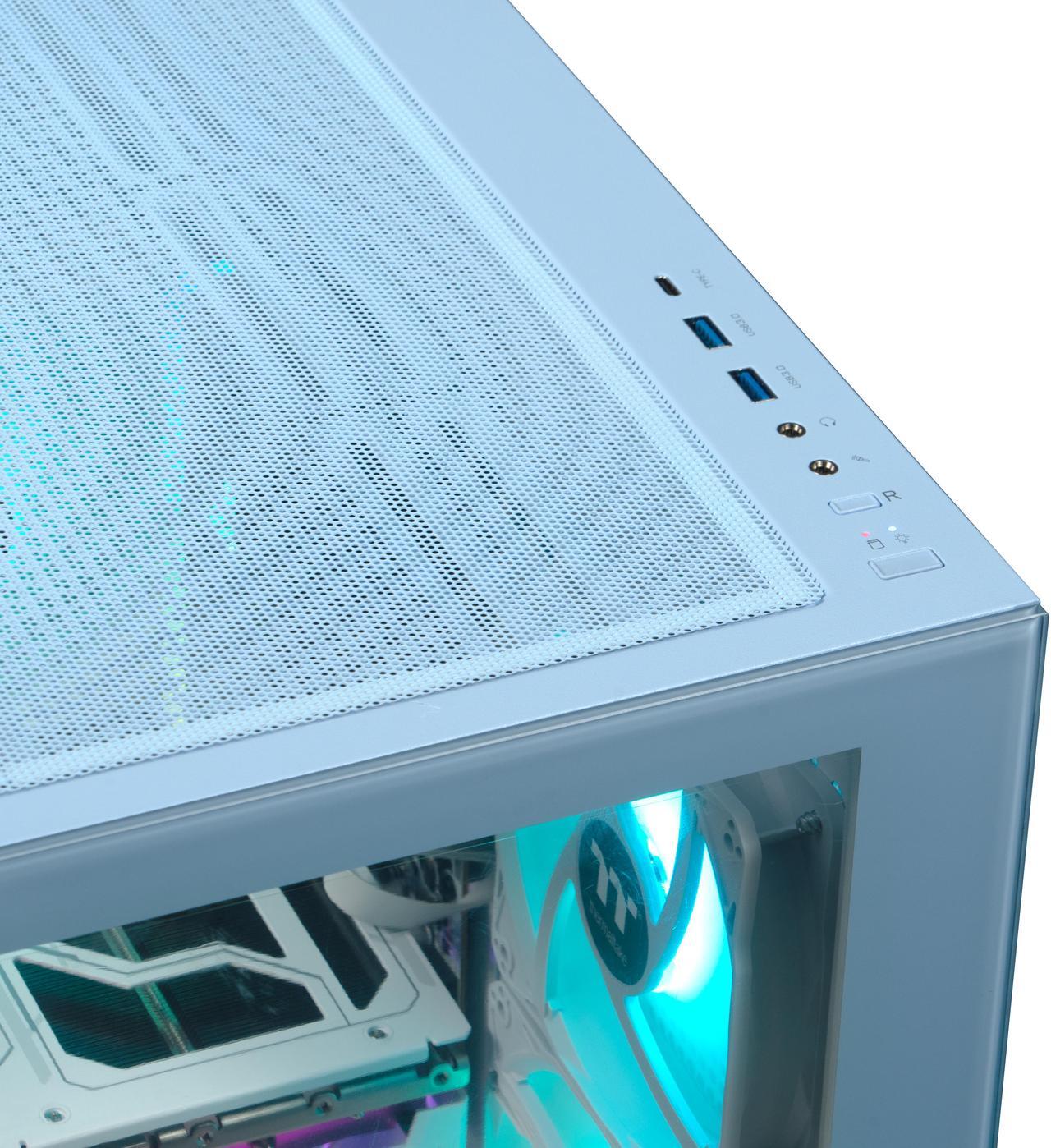 Alt view image 6 of 15 - Thermaltake Gaming Desktop PC V27H-B76K-B58-LCS Intel Core i5-14400F 16GB DDR5 1TB SSD Intel Arc B580 Windows 11 Home