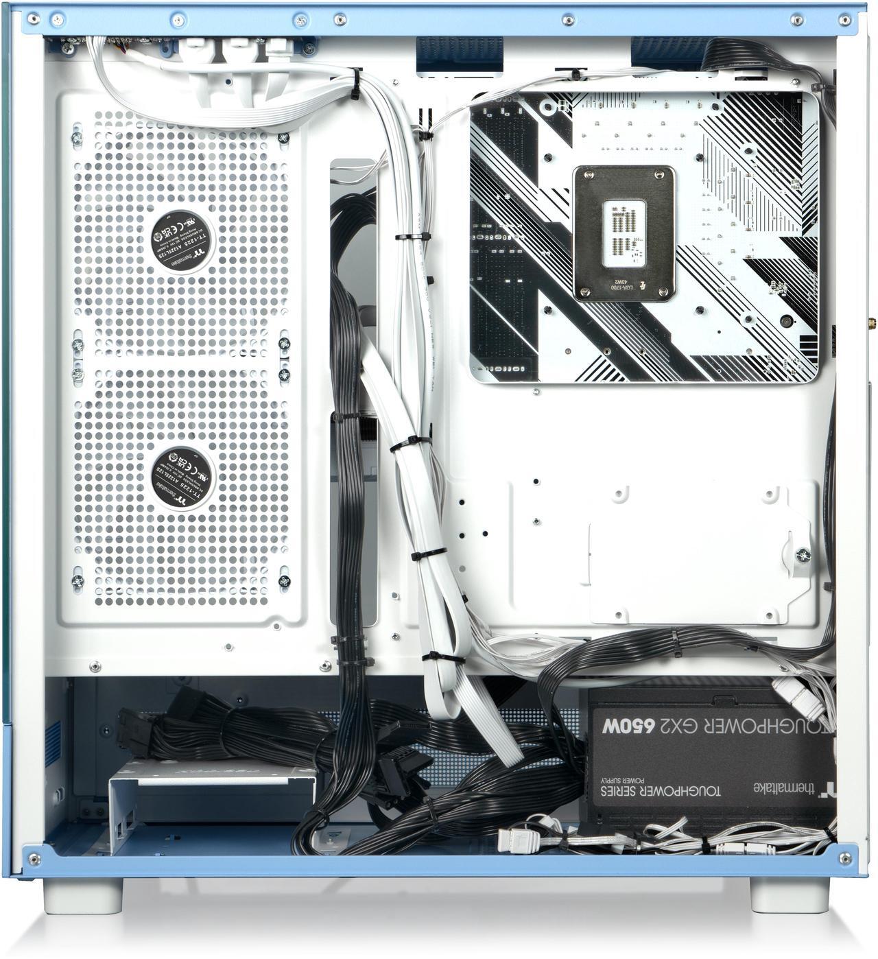 Alt view image 7 of 15 - Thermaltake Gaming Desktop PC V27H-B76K-B58-LCS Intel Core i5-14400F 16GB DDR5 1TB SSD Intel Arc B580 Windows 11 Home
