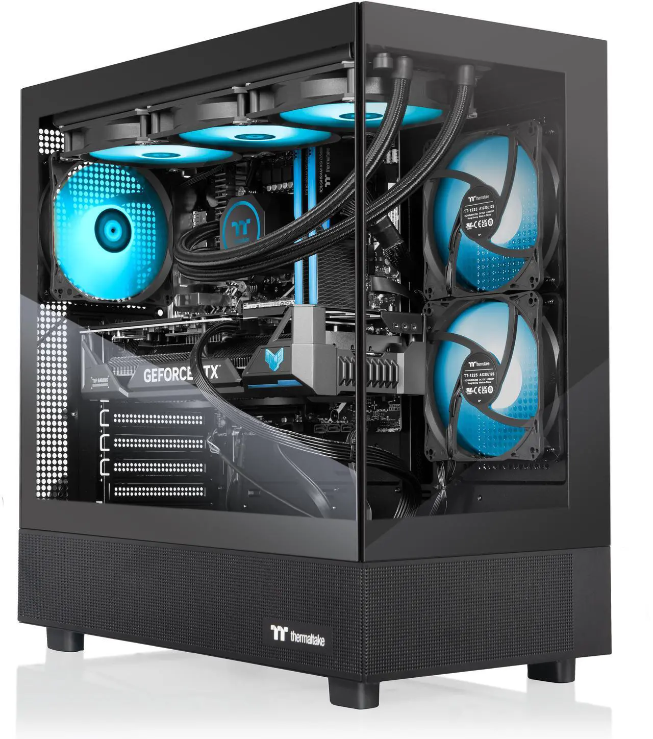 Alt view image 2 of 9 - Thermaltake Gaming Desktop PC V27B-B850-97X-LCS AMD Ryzen 7 9800X3D 32GB DDR5 2TB SSD AMD Radeon RX 9070 XT Windows 11 Home