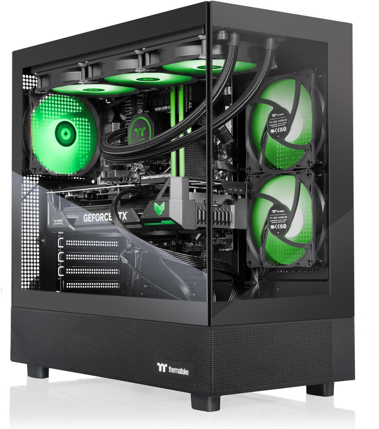 Alt view image 8 of 9 - Thermaltake Gaming Desktop PC V27B-B850-97X-LCS AMD Ryzen 7 9800X3D 32GB DDR5 2TB SSD AMD Radeon RX 9070 XT Windows 11 Home