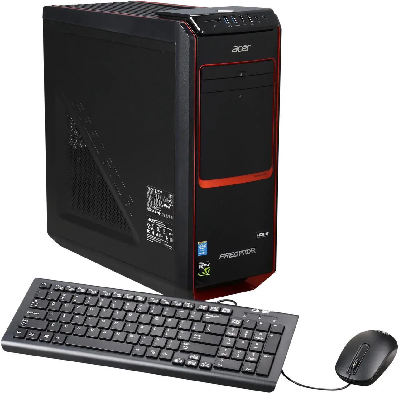Main image of Acer Desktop PC Predator AG3-605-UR2F Intel Core i7-4790 8GB DDR3 2TB HDD NVIDIA GeForce GTX 760 1.5 GB Windows 8.1