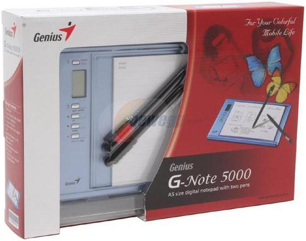 Alt view image 4 of 4 - Genius G-Note 5000 5.94" x 8.22" Active Area USB A5 size digital notepad with two pens