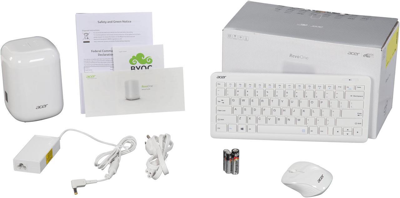 Alt view image 9 of 8 - Acer Desktop PC Revo One RL85-UR51 Intel Core i3-5010U 4 GB DDR3L 1TB HDD Intel HD Graphics 5500 Windows 10 Home 64-Bit