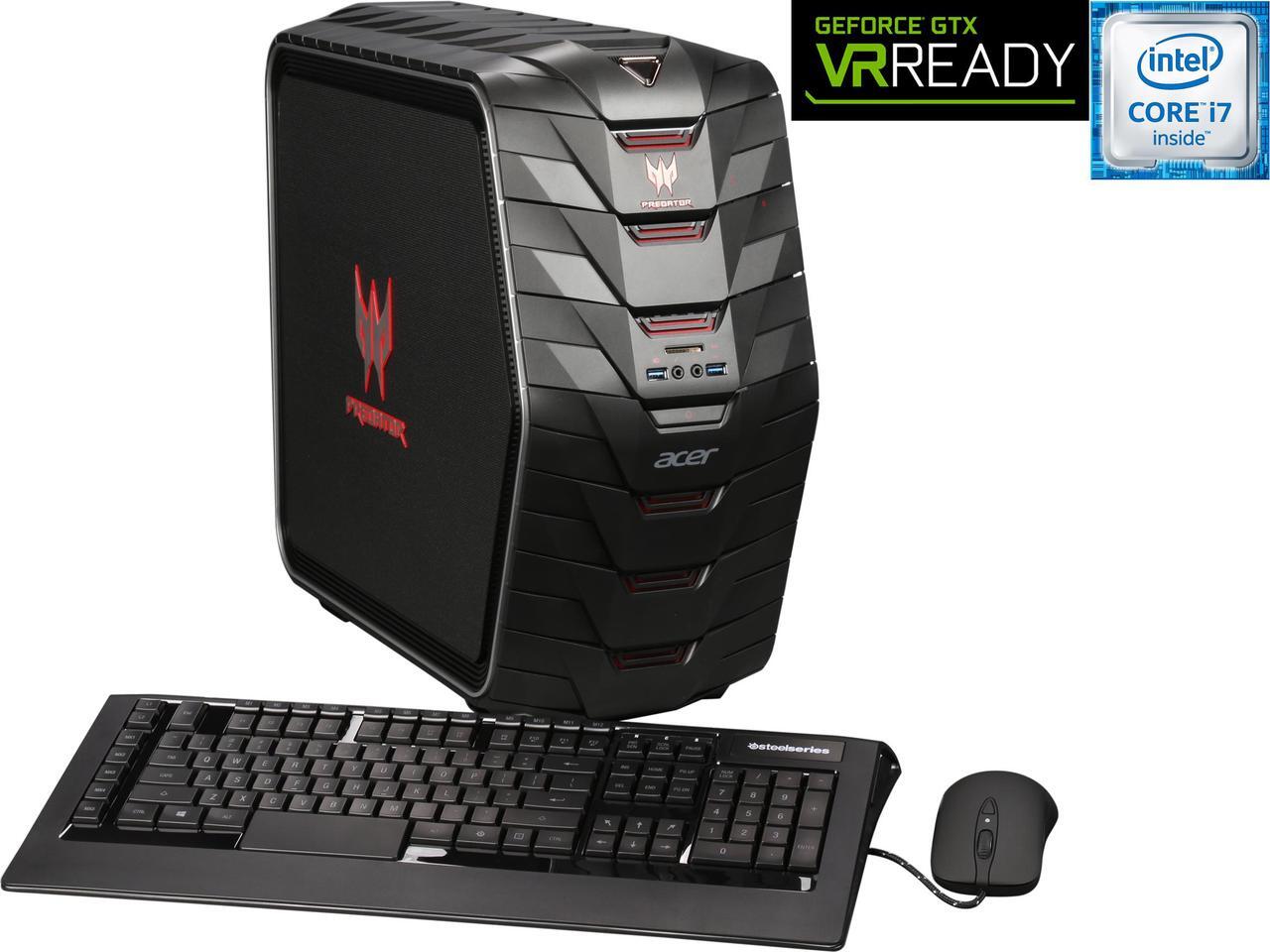 Main image of Acer Desktop Computer Predator G6 AG6-710-70002 Intel Core i7-6700K 16GB DDR4 2TB HDD 256GB SSD NVIDIA GeForce GTX 980 4 GB Windows 10 Home 64-bit