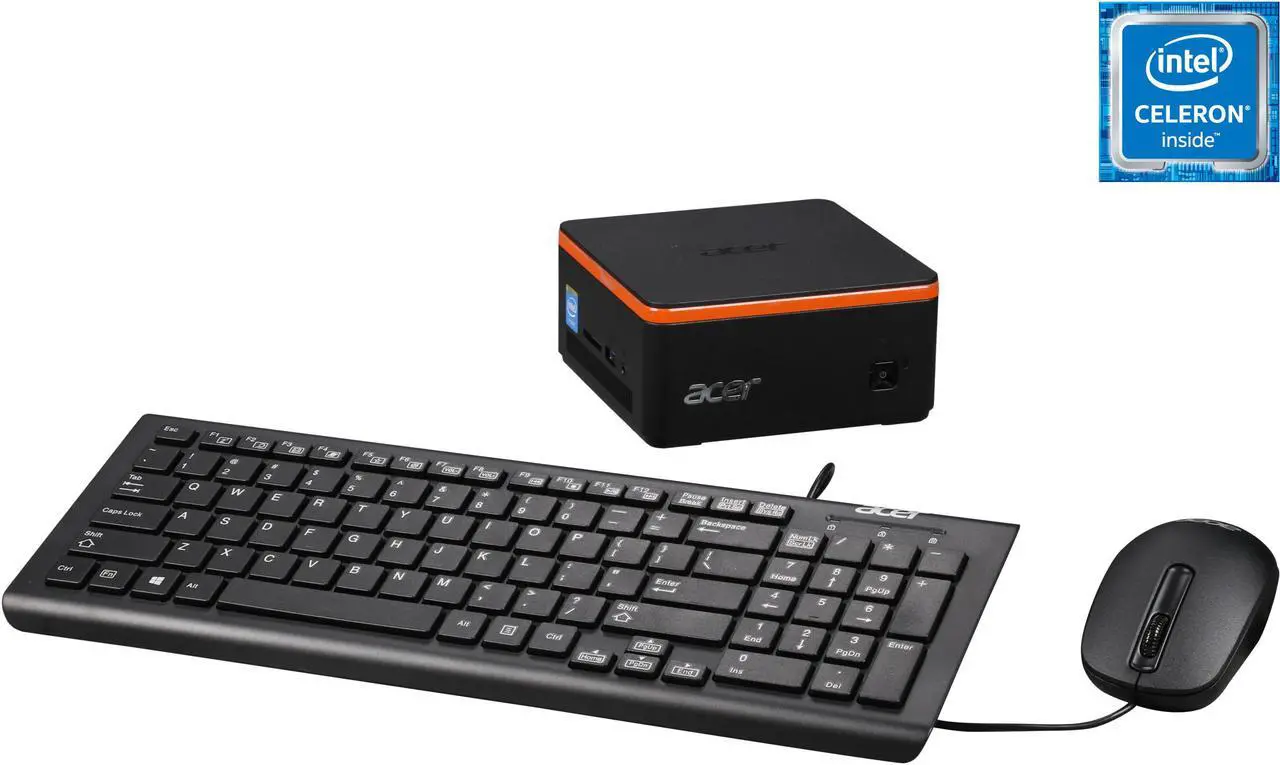 Main image of Acer Computer Revo Build M1-601-UR51 Intel Celeron N3050 (1.60 GHz) 2 GB DDR3L 32 GB internal storage Windows 10 Home 64-bit Desktop