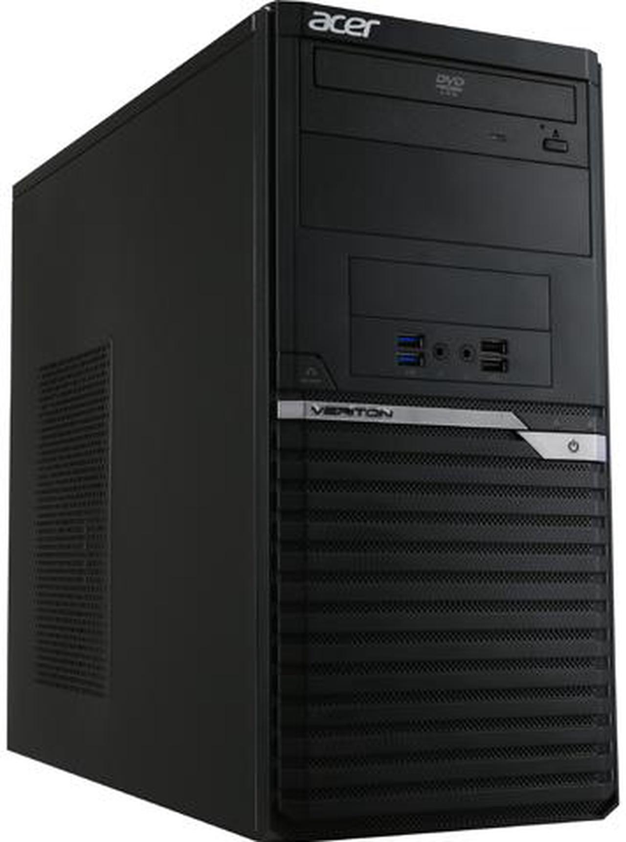 Acer Desktop Computer Veriton M VM4640G-70009 Intel Core i5-6500 4GB DDR4 500GB HDD Intel HD Graphics 530 Windows 10 Pro 64-Bit with Windows 7 Professional Dual Load in hidden partition