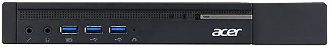 Alt view image 7 of 8 - Acer Veriton N4640G Nettop Computer - Intel Core i3 (7th Gen) i3-7100T 3.40 GHz - 8 GB DDR4 SDRAM - 256 GB SSD - Windows 10 Pro 64-bit
