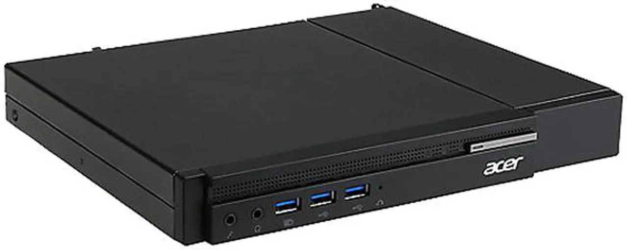 Alt view image 6 of 8 - Acer Veriton N4640G Nettop Computer - Intel Core i3 (7th Gen) i3-7100T 3.40 GHz - 8 GB DDR4 SDRAM - 256 GB SSD - Windows 10 Pro 64-bit