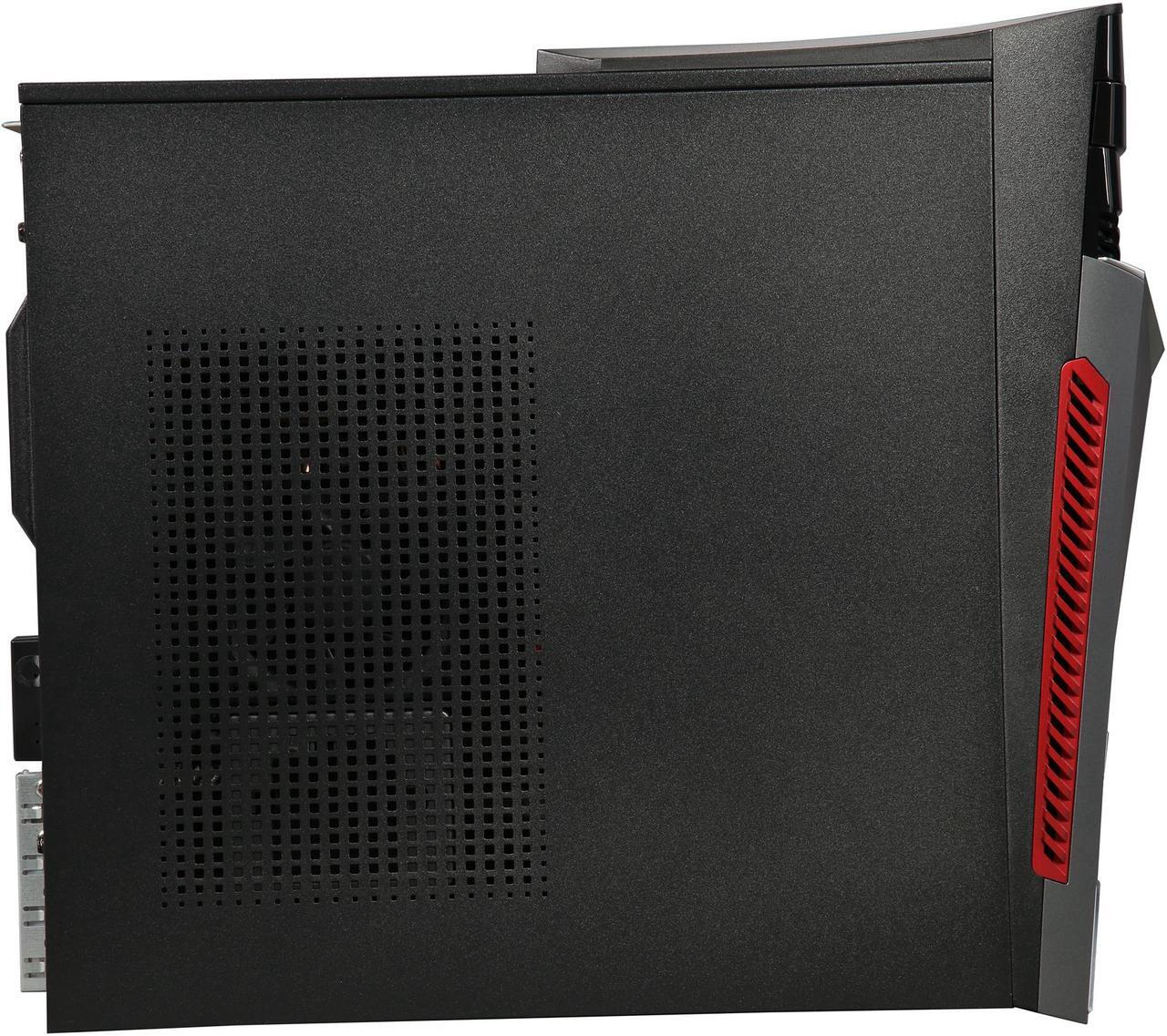 Alt view image 5 of 9 - Acer Gaming Desktop Aspire GX-281-UR15 AMD Ryzen 5 1600 8GB DDR4 1TB HDD GeForce GTX 1050 Ti Windows 10 Home 64-bit