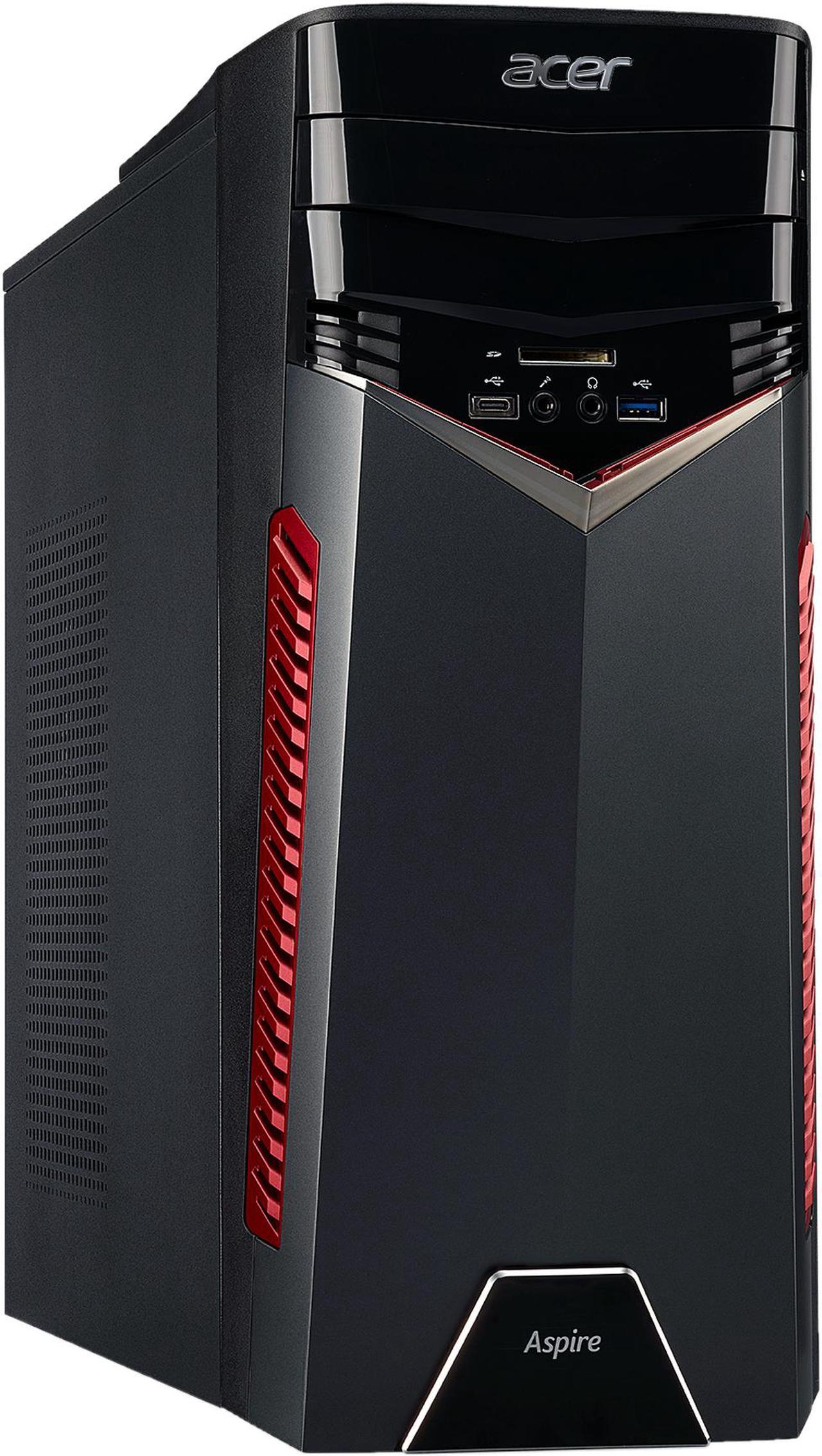 Acer Gaming Desktop Computer Aspire GX-785-ER13 Intel Core i5 7th Gen 7400 (3.00 GHz) 8 GB DDR4 1 TB HDD NVIDIA GeForce GTX 1060 Windows 10 Home 64-Bit