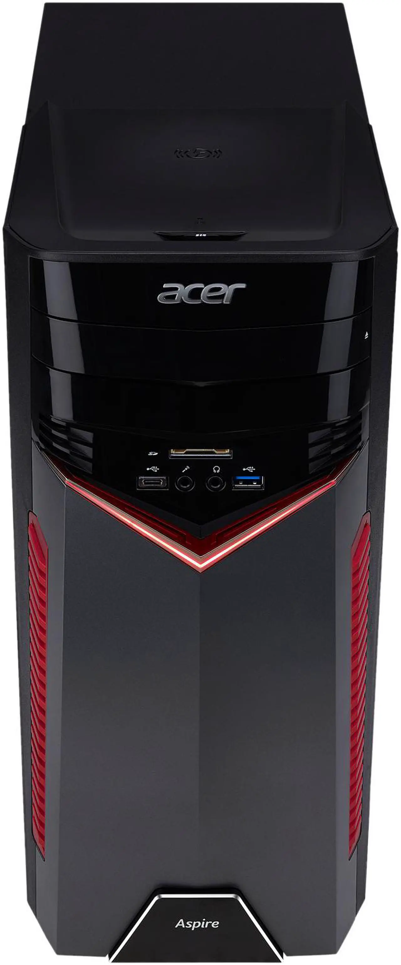 Alt view image 5 of 5 - Acer Gaming Desktop Aspire GX-785-UR1D Intel Core i5-7400 8GB DDR4 1TB HDD AMD Radeon RX 580 Windows 10 Home 64-Bit