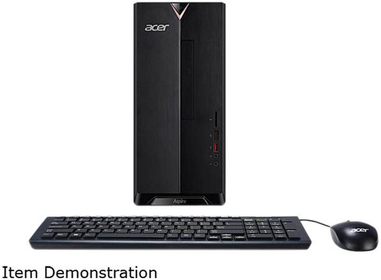 Alt view image 5 of 5 - Acer Desktop Computer Aspire TC TC-885-UR19 Intel Core i5-8400 4GB DDR4 1TB HDD 16 GB Optane Memory Intel UHD Graphics 630 Windows 10 Home 64-bit
