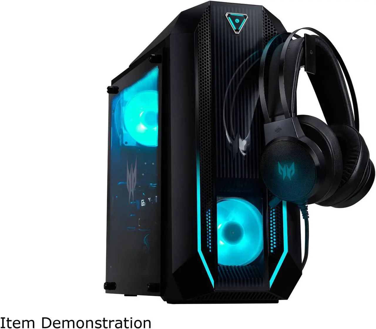 Alt view image 14 of 15 - Acer Predator Orion 3000 - Intel Core i7-10700 - 16 GB DDR4 - 1 TB HDD - 512 GB SSD - GeForce RTX 2060 SUPER - Windows 10 Home - Gaming Desktop (PO3-620-UR14)