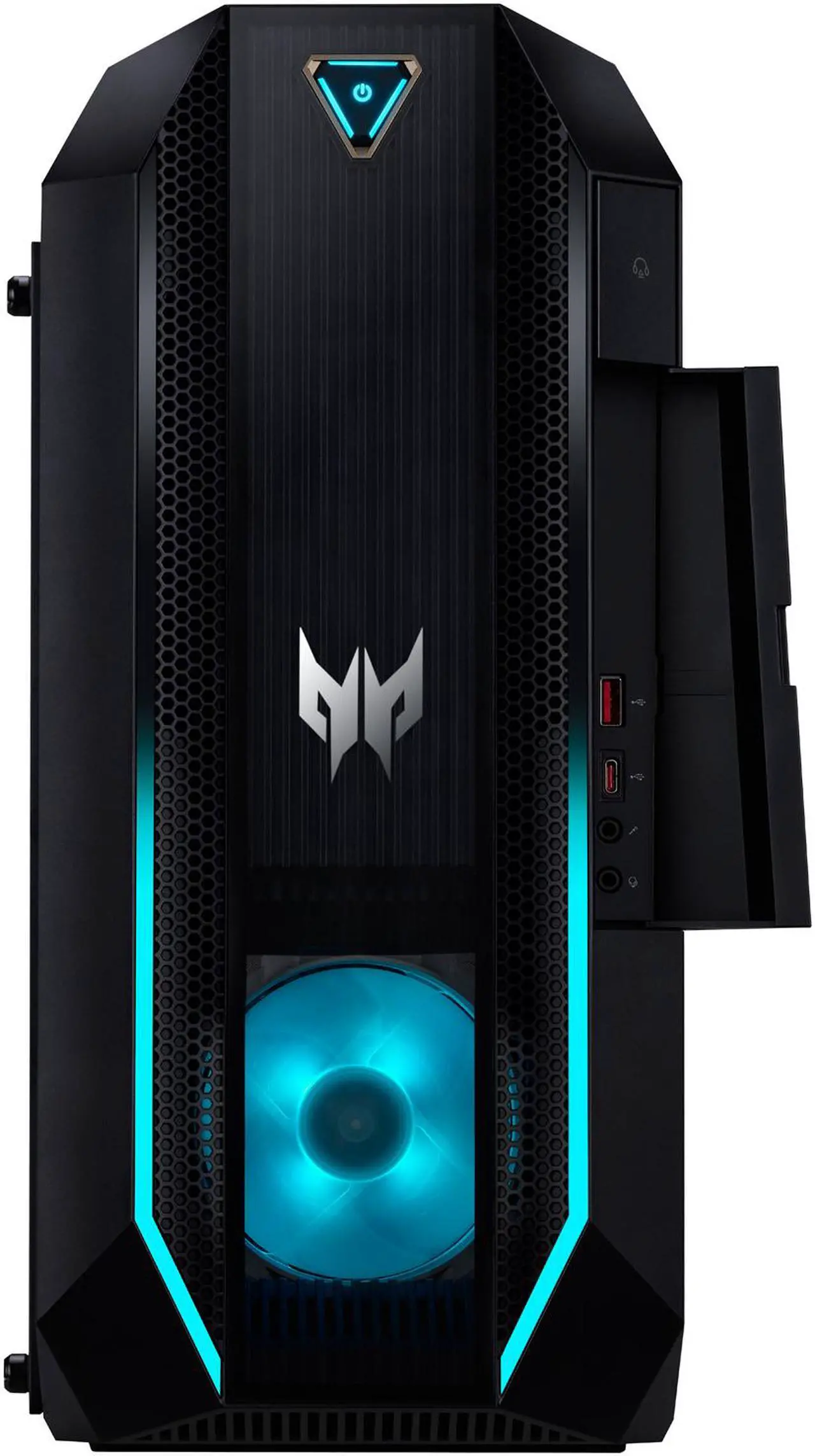 Alt view image 4 of 15 - Acer Predator Orion 3000 - Intel Core i7-10700 - 16 GB DDR4 - 1 TB HDD - 512 GB SSD - GeForce RTX 2060 SUPER - Windows 10 Home - Gaming Desktop (PO3-620-UR14)