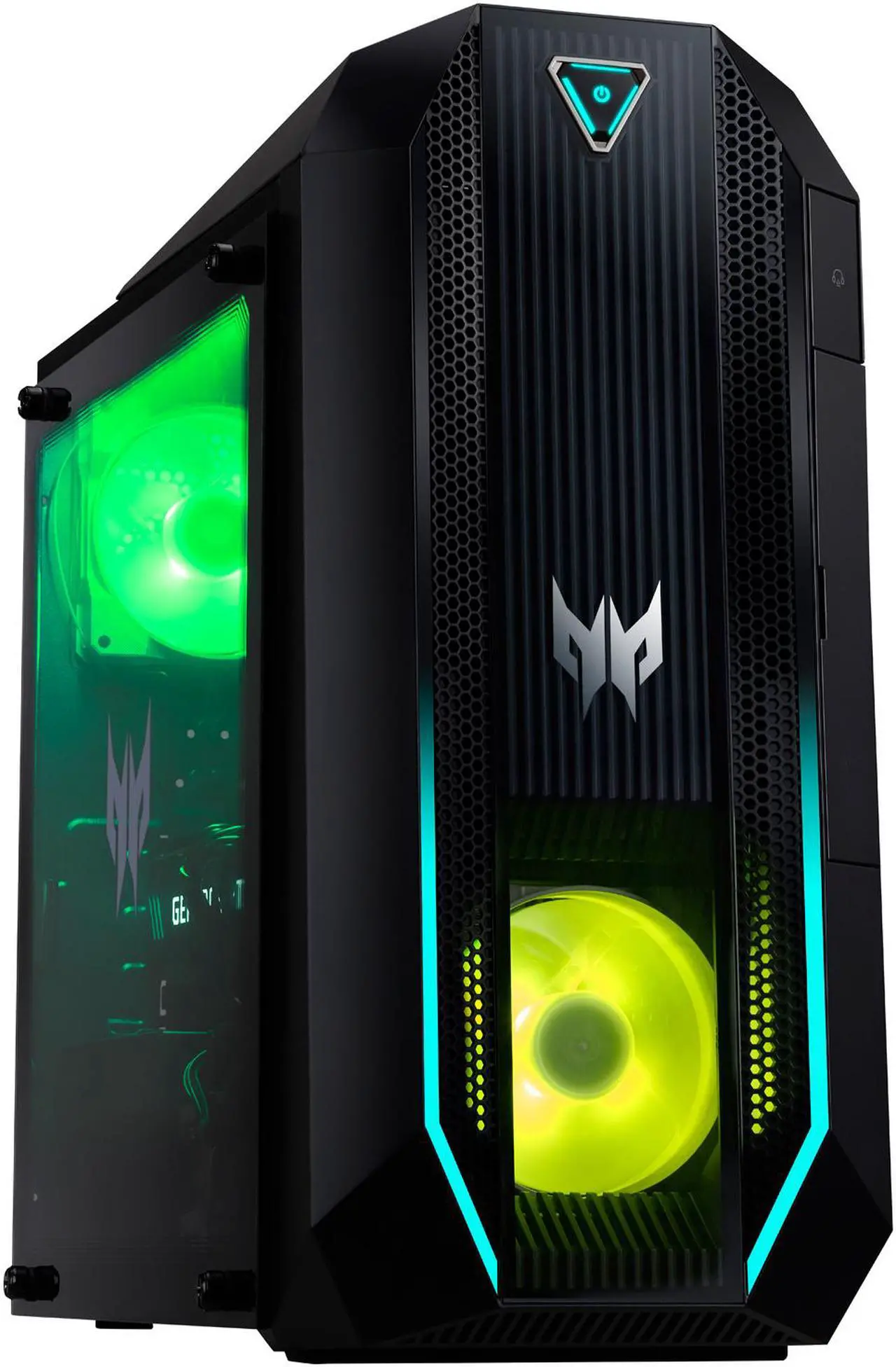 Alt view image 2 of 15 - Acer Predator Orion 3000 - Intel Core i7-10700 - 16 GB DDR4 - 1 TB HDD - 512 GB SSD - GeForce RTX 2060 SUPER - Windows 10 Home - Gaming Desktop (PO3-620-UR14)