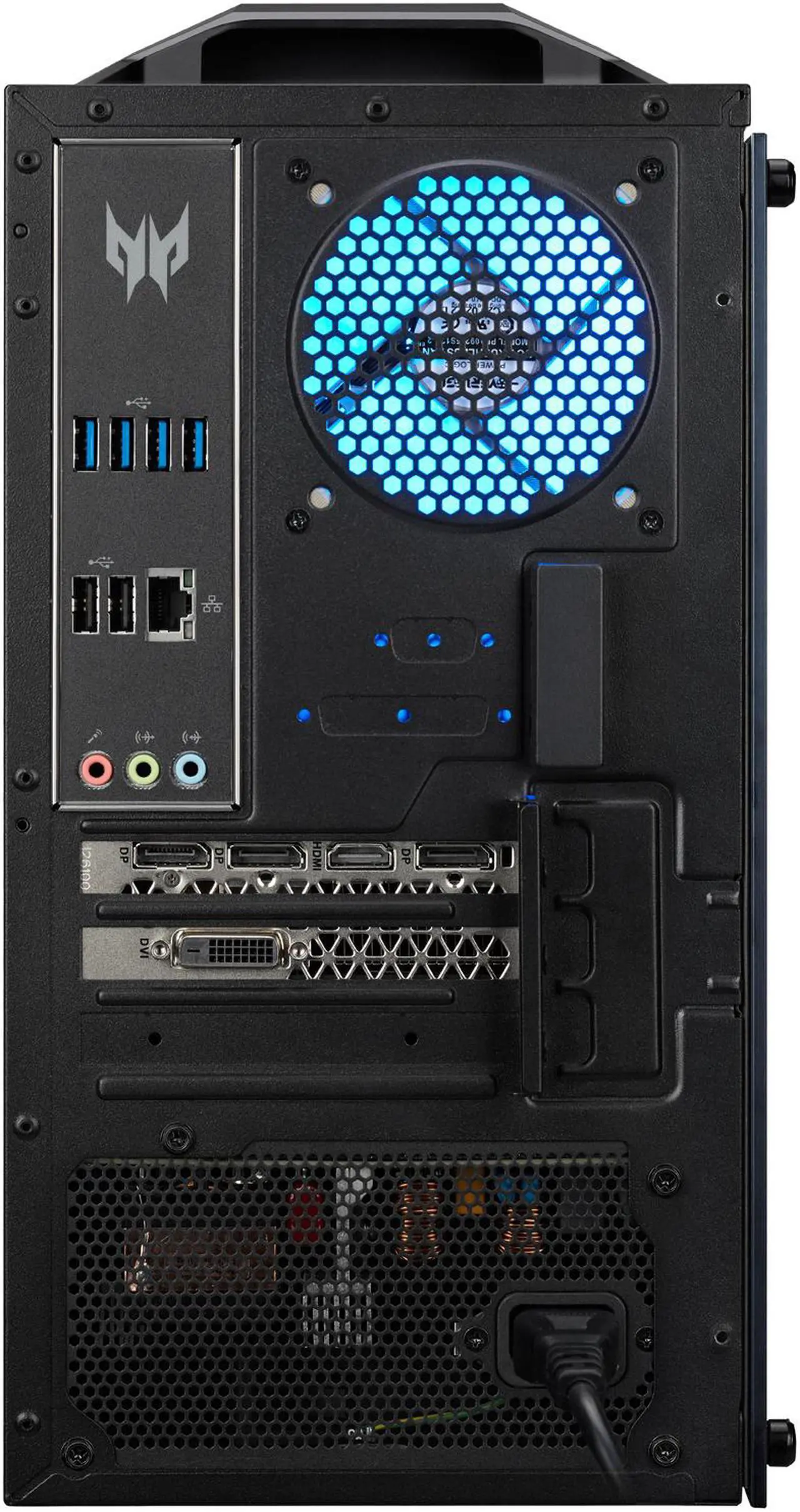 Alt view image 13 of 15 - Acer Predator Orion 3000 - Intel Core i7-10700 - 16 GB DDR4 - 1 TB HDD - 512 GB SSD - GeForce RTX 2060 SUPER - Windows 10 Home - Gaming Desktop (PO3-620-UR14)