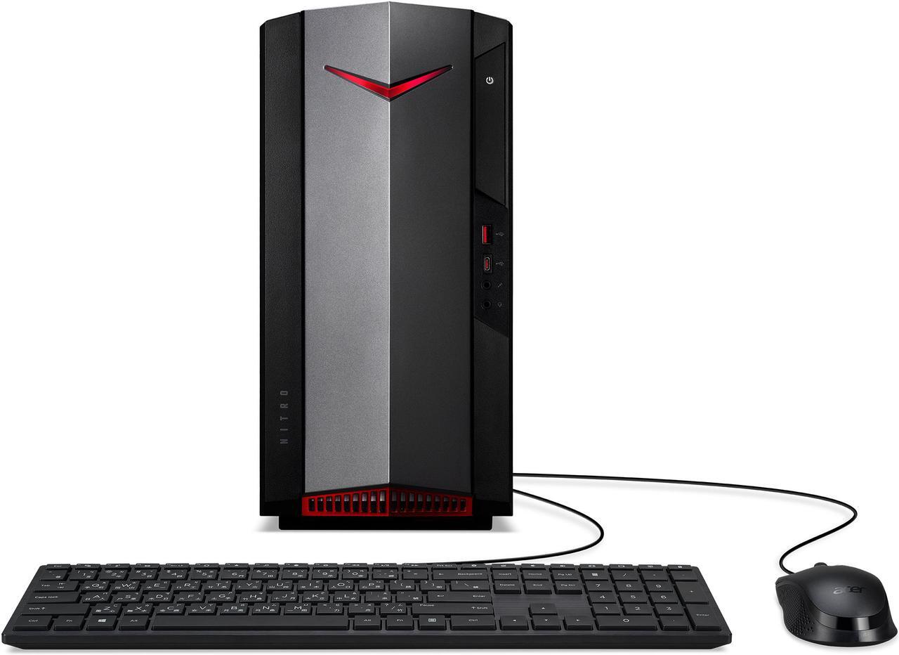 Alt view image 9 of 9 - Acer Nitro 50 - Intel Core i5-10400F - GeForce GTX 1660 SUPER - 8 GB DDR4 - 512 GB SSD - Windows 10 Home - Gaming Desktop (N50-610-UR15)