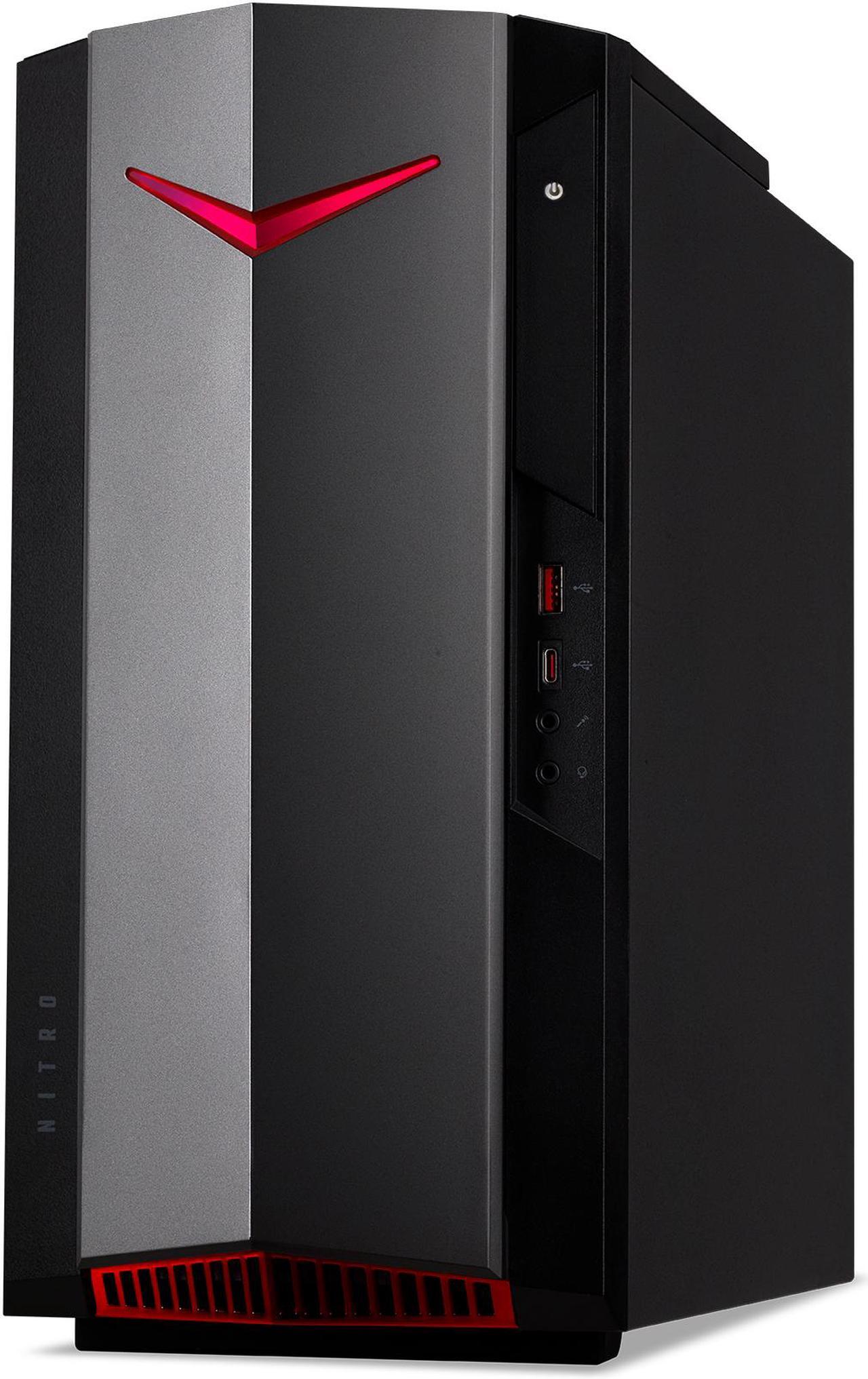 Alt view image 4 of 9 - Acer Nitro 50 - Intel Core i5-10400F - GeForce GTX 1660 SUPER - 8 GB DDR4 - 512 GB SSD - Windows 10 Home - Gaming Desktop (N50-610-UR15)