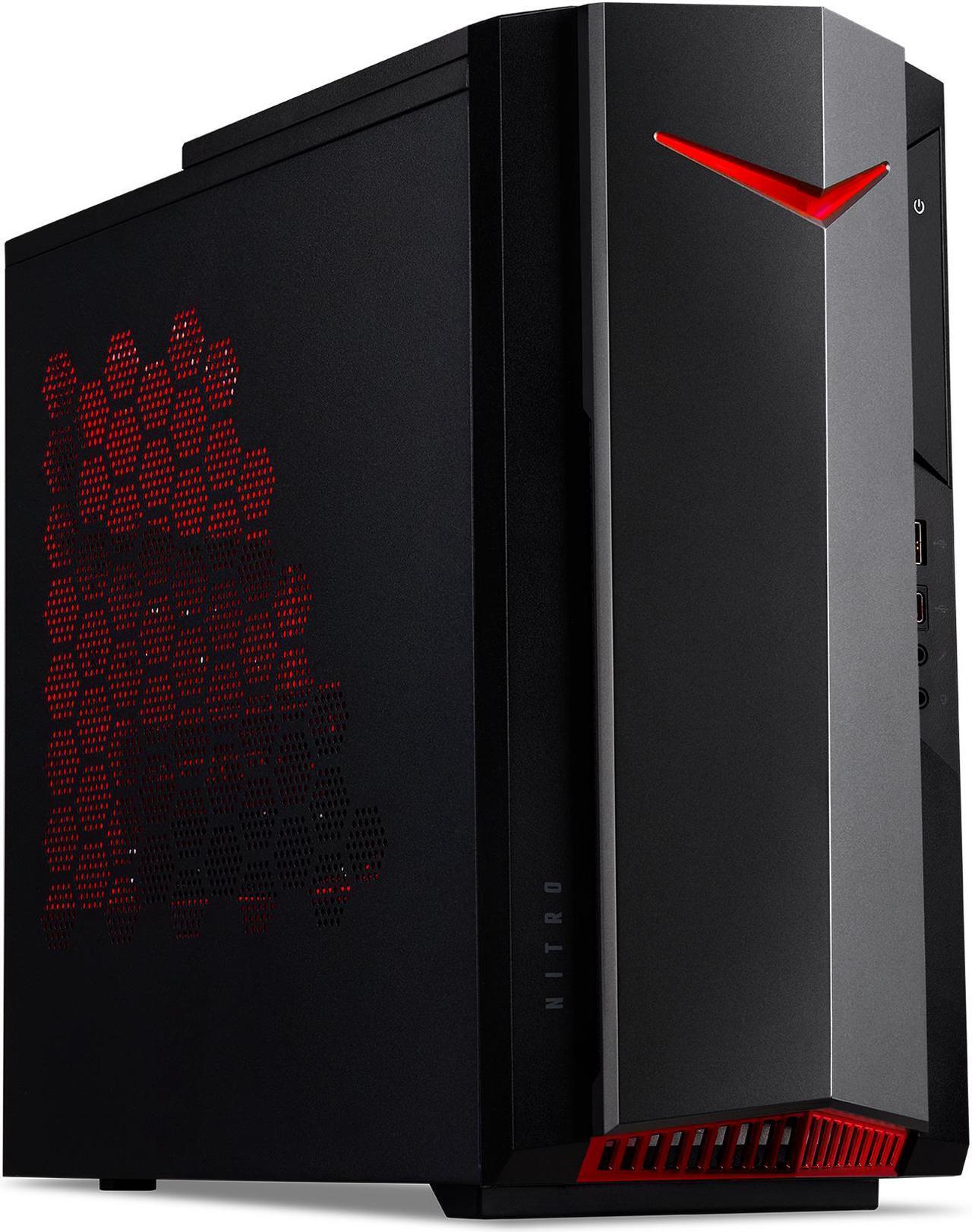 Main image of Acer Nitro 50 - Intel Core i5-10400F - GeForce GTX 1660 SUPER - 8 GB DDR4 - 512 GB SSD - Windows 10 Home - Gaming Desktop (N50-610-UR15)