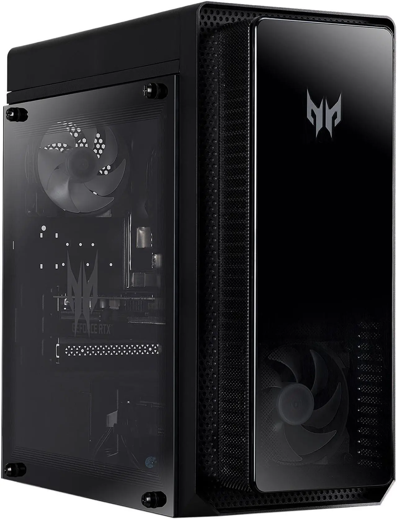 Alt view image 2 of 14 - Acer Gaming Desktop Predator Orion 3000 PO3-640-UR12 Intel Core i7-12700F 16GB DDR4 1TB HDD 1TB PCIe SSD GeForce RTX 3070 Windows 11 Home
