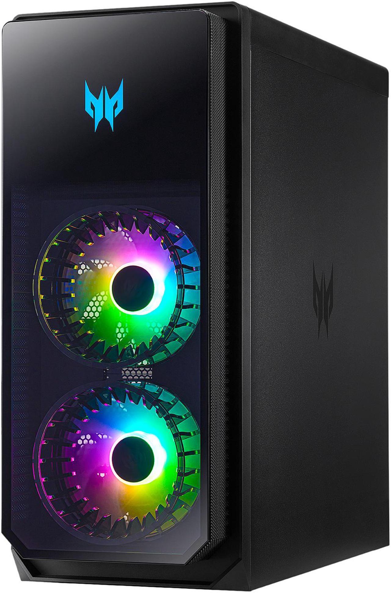 Alt view image 5 of 10 - Acer Gaming Desktop Predator Orion 5000 PO5-640-UR11 Intel Core i7-12700F 16GB DDR5 2TB HDD 1TB PCIe SSD GeForce RTX 3080 Windows 11 Home