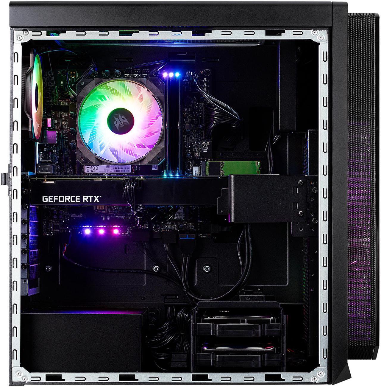 Alt view image 6 of 10 - Acer Gaming Desktop Predator Orion 5000 PO5-640-UR11 Intel Core i7-12700F 16GB DDR5 2TB HDD 1TB PCIe SSD GeForce RTX 3080 Windows 11 Home