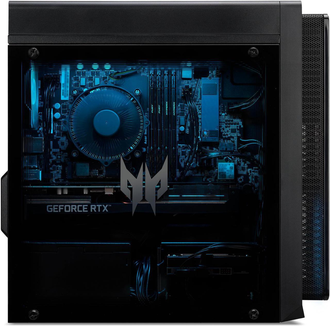 Alt view image 3 of 10 - Acer Gaming Desktop Predator Orion 3000 PO3-640-UA91 12700F (1.6 GHz) 16GB DDR4 1TB HDD 512GB PCIe SSD GeForce RTX 3070 Windows 11 Home