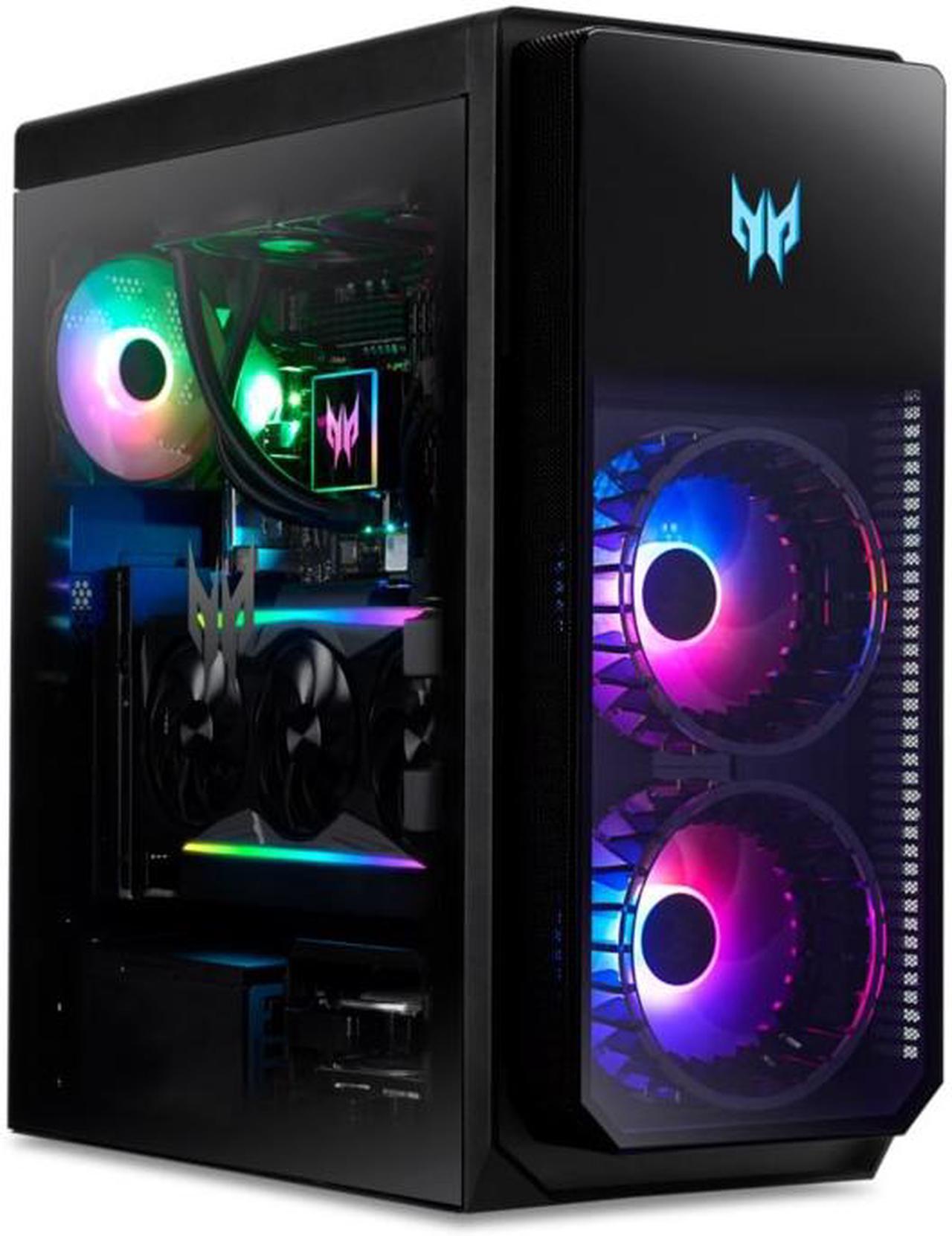 Alt view image 3 of 20 - Acer Gaming Desktop PC Predator Orion 7000 PO7-650-UR11 Intel Core i7-13700KF 32GB DDR5 2TB HDD 1TB PCIe SSD GeForce RTX 4080 Windows 11 Pro 64-bit