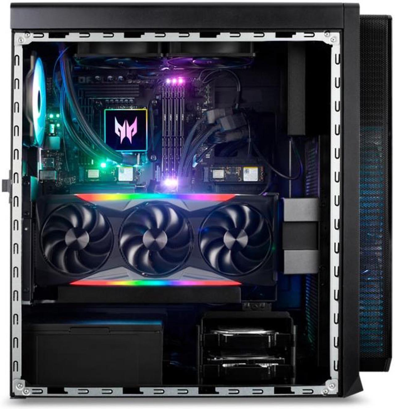 Alt view image 6 of 20 - Acer Gaming Desktop PC Predator Orion 7000 PO7-650-UR11 Intel Core i7-13700KF 32GB DDR5 2TB HDD 1TB PCIe SSD GeForce RTX 4080 Windows 11 Pro 64-bit