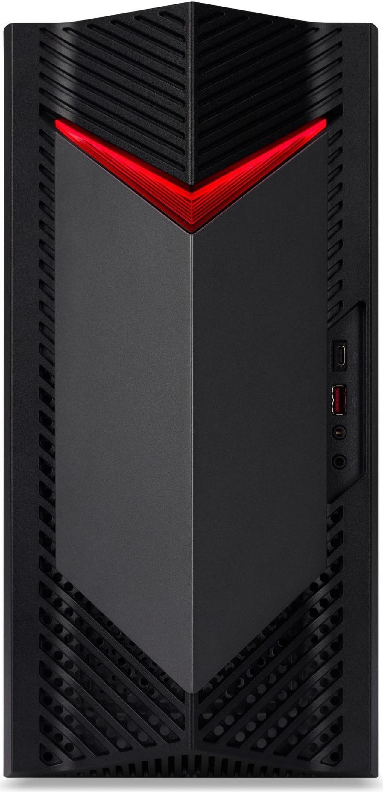 Acer Nitro 50 Gaming Desktop PC, Intel Core i5-14400F, GeForce RTX 3050, 16GB DDR5, 1 TB PCIe SSD, Windows 11 Home, N50-656-UR12