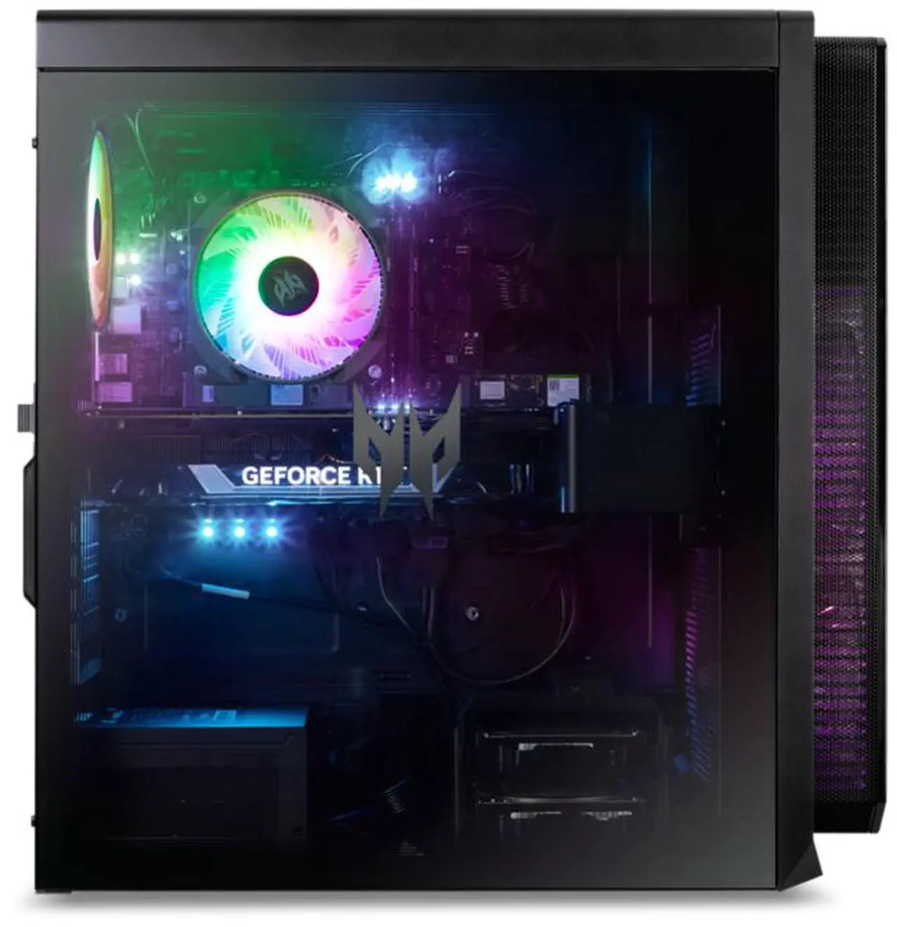 Alt view image 11 of 16 - Acer Gaming Desktop PC Predator Orion 5000 PO5-650-UR13 Intel Core i7-13700F 16GB DDR5 2TB HDD 1TB PCIe SSD GeForce RTX 4080 Windows 11 Home