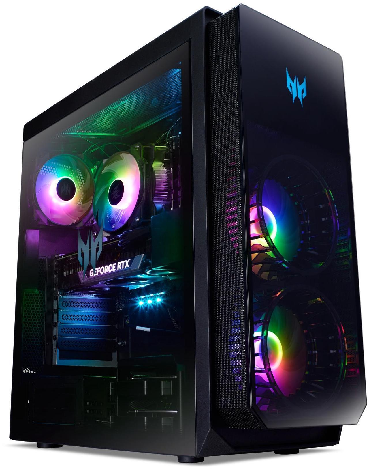 Alt view image 8 of 16 - Acer Gaming Desktop PC Predator Orion 5000 PO5-650-UR13 Intel Core i7-13700F 16GB DDR5 2TB HDD 1TB PCIe SSD GeForce RTX 4080 Windows 11 Home
