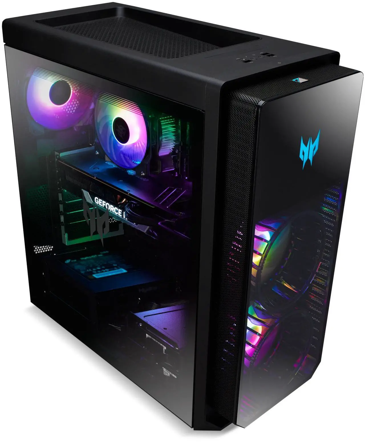Alt view image 9 of 16 - Acer Gaming Desktop PC Predator Orion 5000 PO5-650-UR13 Intel Core i7-13700F 16GB DDR5 2TB HDD 1TB PCIe SSD GeForce RTX 4080 Windows 11 Home