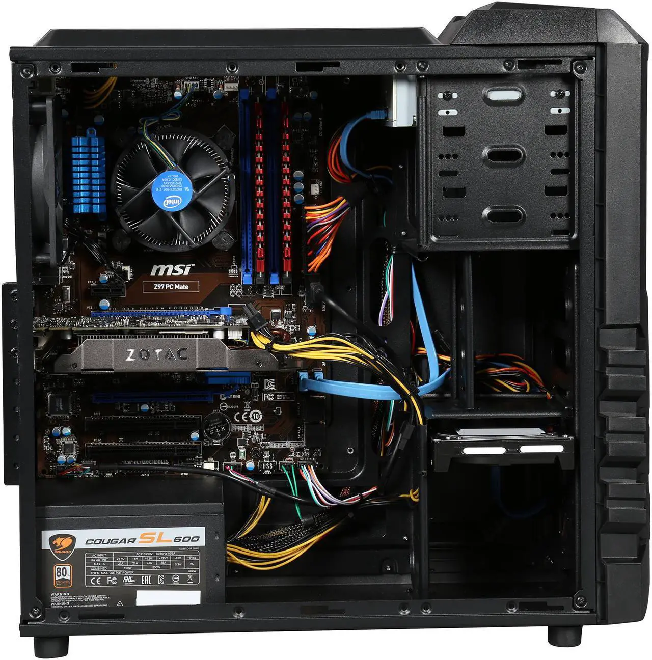 Alt view image 7 of 10 - ABS Stalker X ALI037 Gaming Desktop PC Intel Core i7 4790K (4.0 GHz) 8 GB DDR3 2 TB HDD GeForce GTX 960 4 GB Windows 10 Home 64-Bit