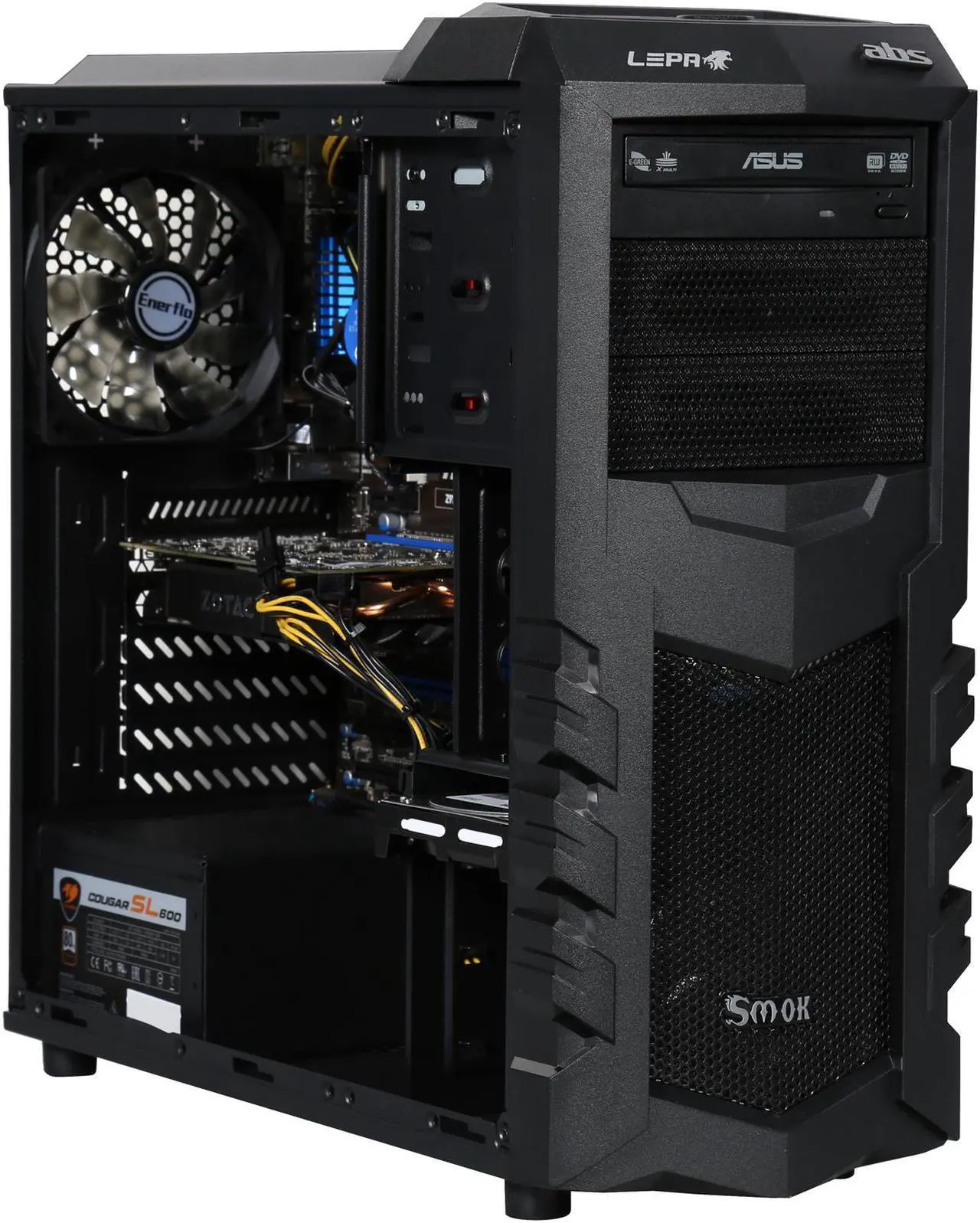 Alt view image 8 of 10 - ABS Stalker X ALI037 Gaming Desktop PC Intel Core i7 4790K (4.0 GHz) 8 GB DDR3 2 TB HDD GeForce GTX 960 4 GB Windows 10 Home 64-Bit