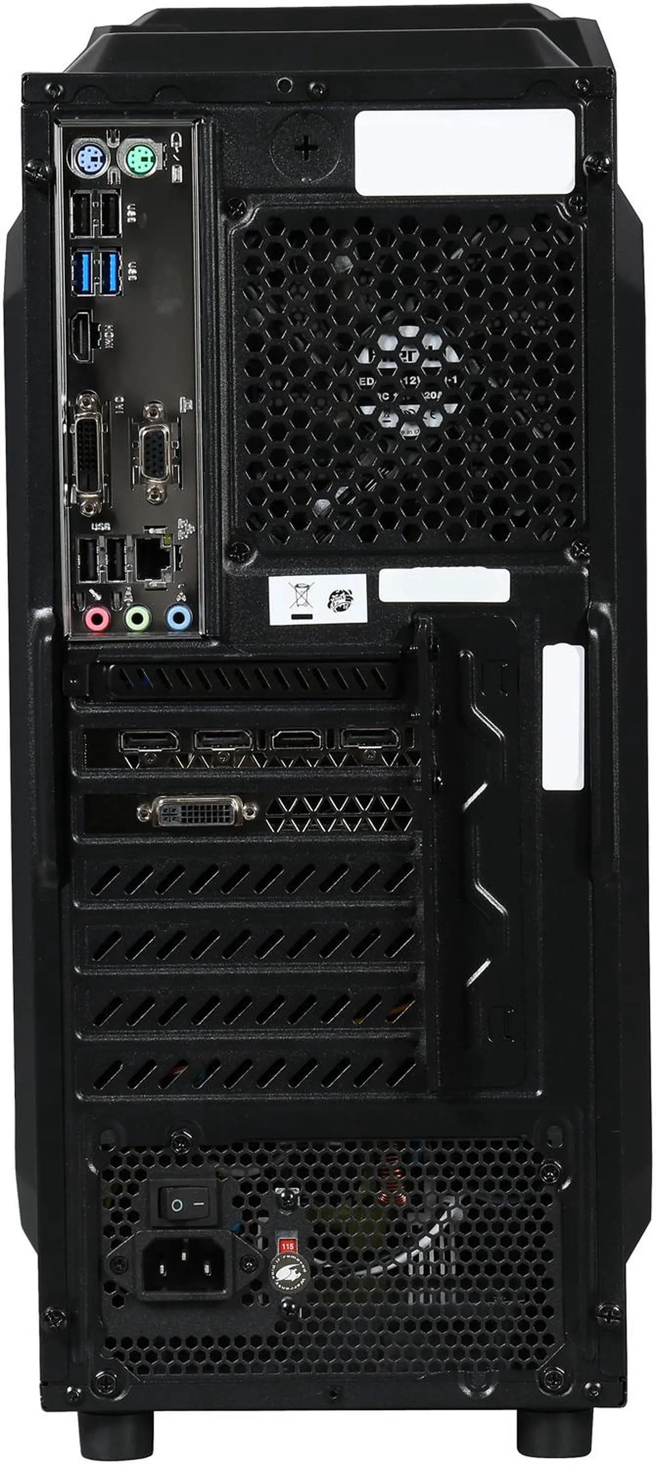 Alt view image 10 of 10 - ABS Stalker X ALI037 Gaming Desktop PC Intel Core i7 4790K (4.0 GHz) 8 GB DDR3 2 TB HDD GeForce GTX 960 4 GB Windows 10 Home 64-Bit